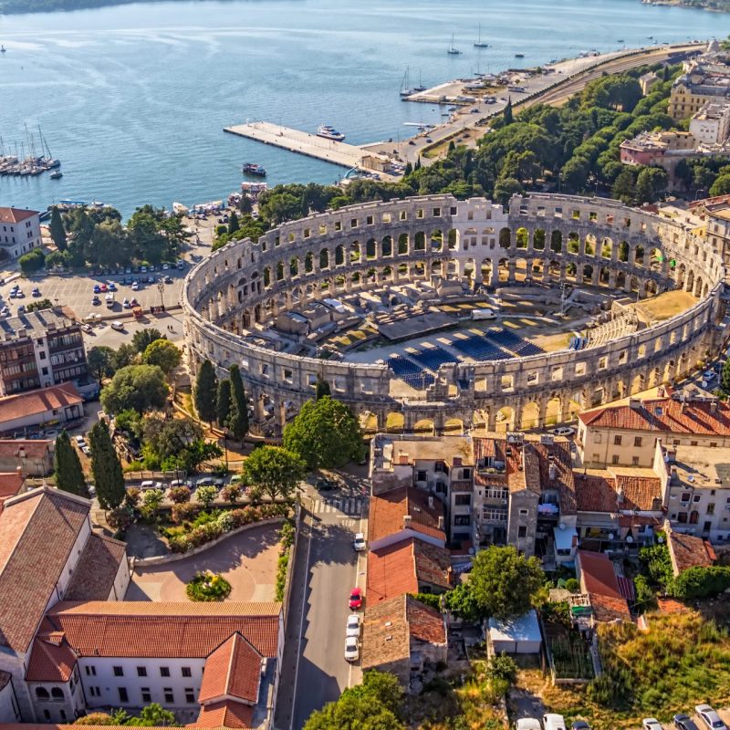 Pula amphiteater, Istria